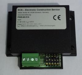 DC/DC-Spannungswandler 9-60V auf 3,3-15V 0,5A 