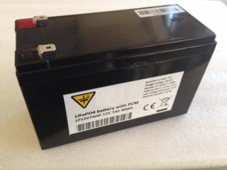 LiFePo4 12V 7 AH PCM incl. BMS 