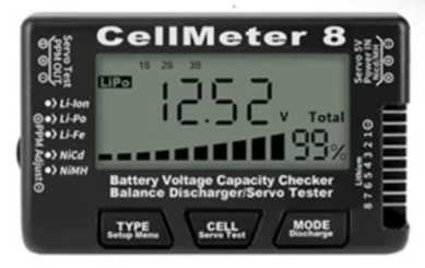 Smart Battery Meter 1-8 Zellen 