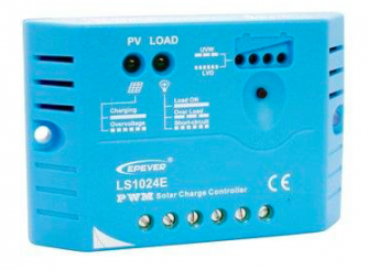 Solar PWM Regulator 12/24 V, 10A, Input 30V/50V (LS1024E) 