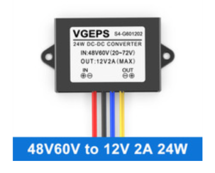 DC DC 20-72V zu 12V Spannungswandler 2A voll isoliert 