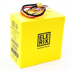 ELERIX Lithium-Batterie LiFePO4 12V 24Ah - Packung XT60 