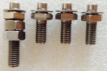 Set M08 Schrauben mit M4 Adapterschrauben 