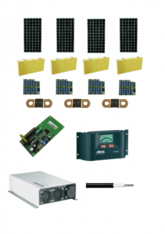 PV Anlage mit Batteriepuffer 