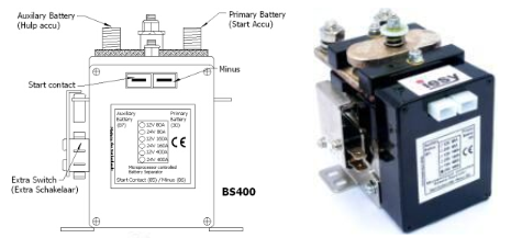 Batterie Seperator BS400 12V/24V 