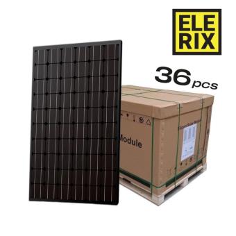 ELERIX Solarpanel Mono 320Wp 60 Zellen, 36 Stück Palette (ESM 320 Full Black) 