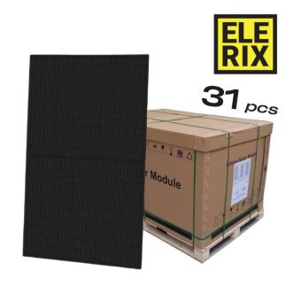 ELERIX Solarpanel Mono, Perc, Halbschnitt 550Wp 144 Zellen (ESM-550S), Palette 31 Stück, Schwarz 