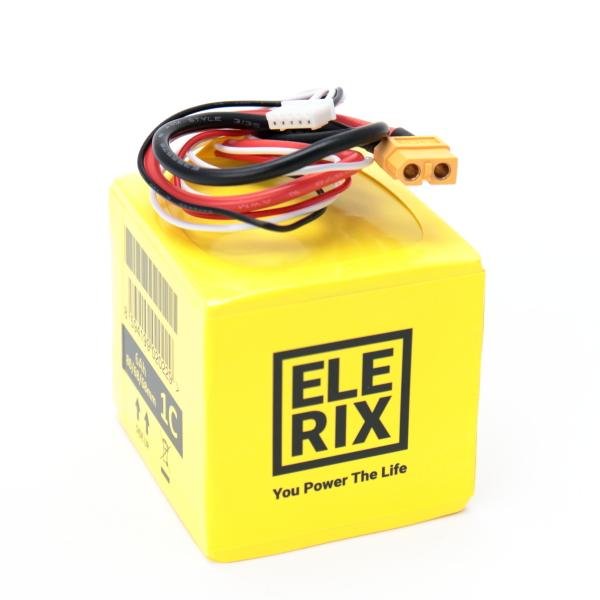 Faktor Shop  ELERIX Lithium-Batterie LiFePO4 12V 6Ah - Packung XT60